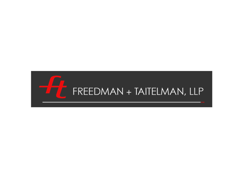 Freedman + Taitelman LLP brand identity logo design by Rodezno Studios.